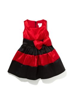 Stripe Bow Taffeta Dress by Jupon by Baby Nay