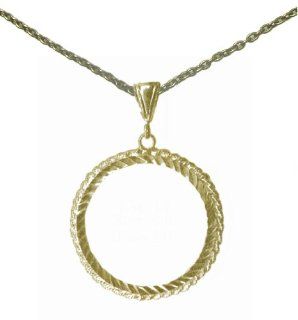 Alcoholics Anonymous Jewelry Set,#1246, $14.50 $16, AA Brass Medallion Holder #836 w/Chain(24") Jewelry