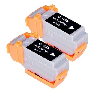 Canon Bci11 (bci11bk) Black Compatible Inkjet Cartridge (remanufactured) (pack Of 2)
