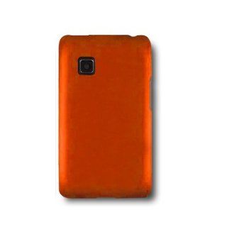 SOGA(TM) For LG 840G LG840G Tracfone Accessories   Orange Hard Cover Case with Pry Triangle Case Removal Tool [SWF57] Cell Phones & Accessories