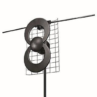 Antennas Direct C2 V CJM ClearStream 2 V Long Range UHF/VHF Indoor/Outdoor DTV Antenna with 20 Inch Mount Electronics
