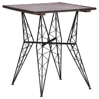 Zuo Pure Heavy Metal Bistro Table