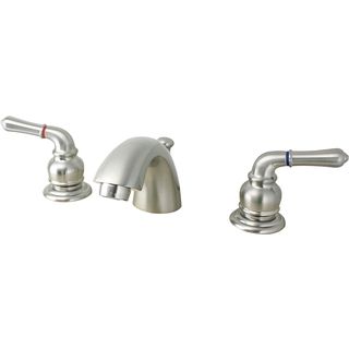 Premier Sanibel Brushed Nickel Double handle Widespread Bathroom Faucet