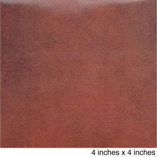 Red Leather Texture Modern Ceramic Wall Tiles (pack Of 20) (samples Available)