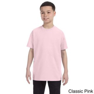 Fruit Of The Loom Fruit Of The Loom Youth 50/50 Blend Best T shirt Pink Size L (14 16)