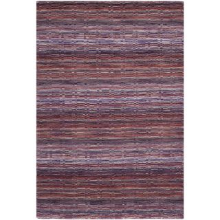 Safavieh Hand loomed Himalaya Purple Wool Rug (4 X 6)