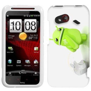 HTC Incredible 4G LTE Android Peeing On Apple Phone Case Cover Cell Phones & Accessories