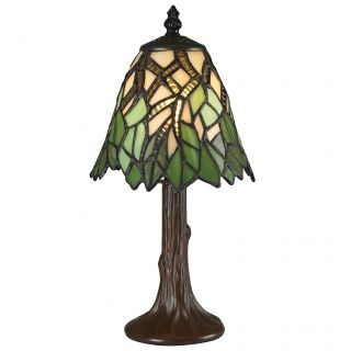 Z lite Mini Multicolor Chestnut bronze Tiffany Table Lamp