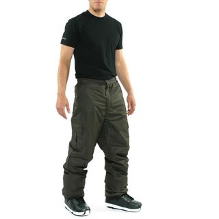 Pulse Pulse Mens Cargo Chocolate Snowboard Pants Brown Size S