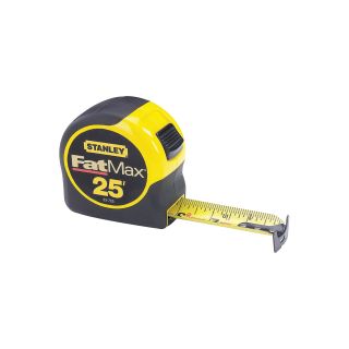Stanley Fat Max Measuring Tape — 25ft., Model# 33-725  Measuring Tapes