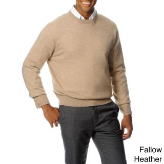 Republic Clothing Ply Cashmere Mens Soild Long Sleeve Sweater Black Size S