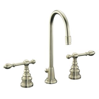 Kohler K 6813 4 Iv Georges Brass Widespread Bathroom Sink Faucet With High Country Swing Spout And Lever Handles