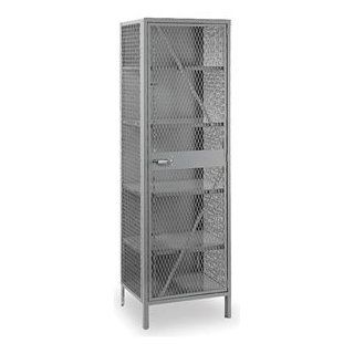 All Welded Visible Storage Cabinet with 4 Shelves 78" H x 24" W x 21" D  Utility Cabinets 