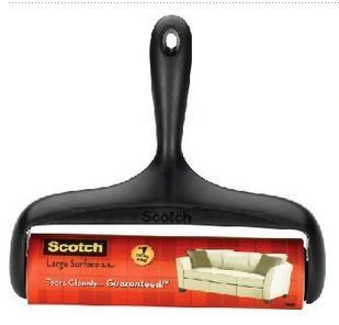 Scotch 836LSR 30 Large Surface Roller, 1 Roller with 30 Sheets   Large Lint Remover Pet Hair