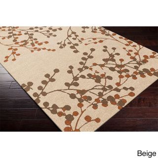 Hand tufted Amador Contemporary Floral Wool Area Rug (36 X 56)