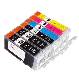Sophia Global Compatible Ink Cartridge Replacements For Pgi 255xxl And Cli 251xl (pack Of 6)