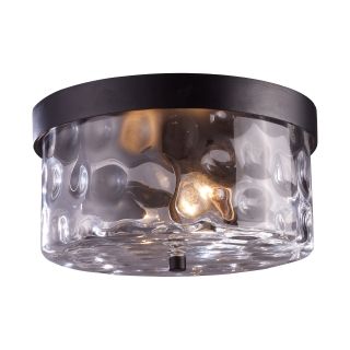 Sb Grand Aisle 2 light Weathered Charcoal Outdoor Flush Mount Fixture
