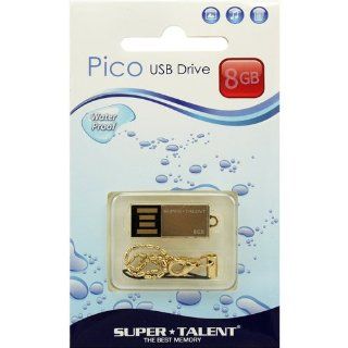 Super Talent Pico C 8GB Gold Limited Edition USB Computers & Accessories