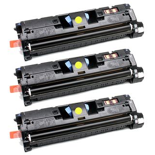 Nl compatible C9702a (nl compatible 121a) Compatible Yellow Toner Cartridges (pack Of 3)