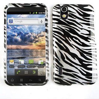 For Lg Marquee / Ignite Ls 855 Transparent Black White Zebra Case Accessories Cell Phones & Accessories