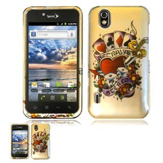 LG Marquee LS855 / Optimus Black P970 / Ignite AS855 Poker Design Snap On Case Cell Phones & Accessories