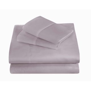 Baltic Linen Baltic Linen 800 Thread Count Cotton Rich Easy Care Sheet Set Purple Size Queen