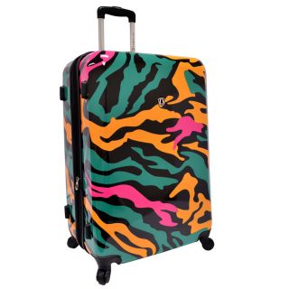 Travelers Choice Colorful Camouflage 29 inch Hardside Expandable Spinner Luggage