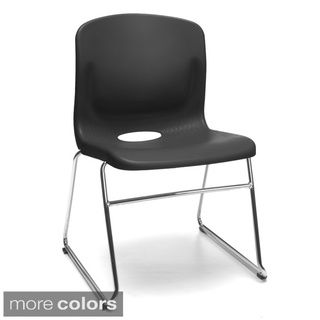 Ofm Smart Series Chrome/ Plastic Chair (pack Of 4)