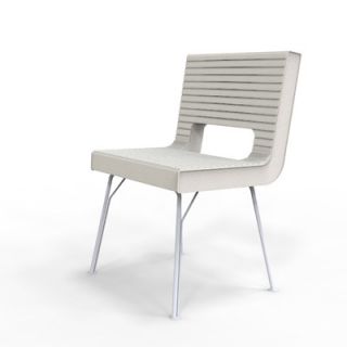 Industrya Bender Chair Be. Leg Finish Polished, Color White, Upholstery Le