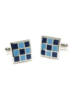 Checkered Square Cufflinks by Link Up