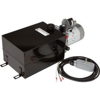 Concentric 12 Volt DC Power Unit — Solenoid Operation, Single Acting, Model# 1261096  Hydraulic Power Units