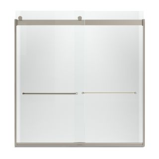 KOHLER Levity 59 5/8 in W x 62 in H Frameless Bathtub Door