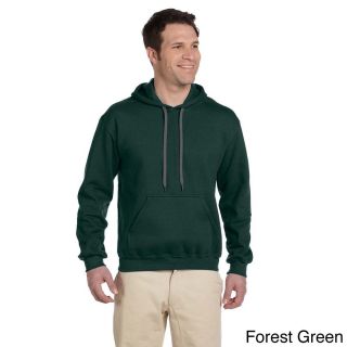 Gildan Gildan Mens Premium Cotton 9 ounce Ringspun Hooded Sweatshirt Green Size L