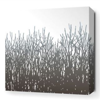 Inhabit Madera Field Grass Stretched Graphic Art on Canvas in Artic Sky FGAC 