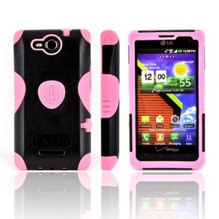 Pink Black OEM Trident Aegis Hard Silicone Case AG LG VS840 PK for LG Lucid 4G Cell Phones & Accessories
