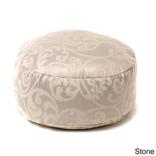 Kyla Beaded Pouf