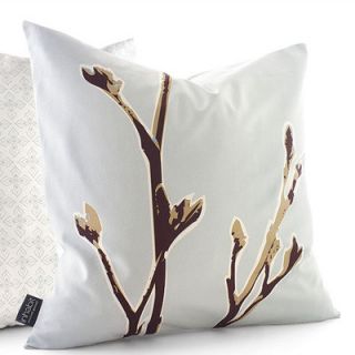 Inhabit Botanicals Axis Suede Throw Pillow AXAQ Size 13 x 24, Color Aqua