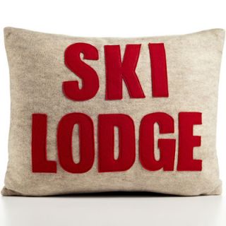 Alexandra Ferguson Weekend Getaway Ski Lodge Decorative Pillow SKILO 148 XX C