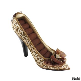 Jacki Design Pin up Cheetah Shoe Ring Holder