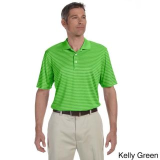 Ashworth Ashworth Mens Performance Interlock Stripe Polo Shirt Green Size XXL