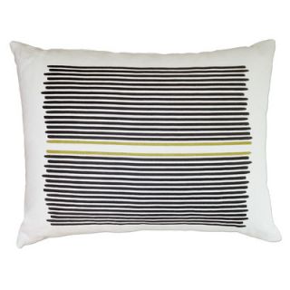 Balanced Design Hand Printed Louis Stripe Pillow LLOU Color Sand / Yellow St