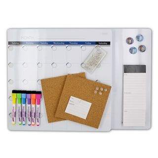 Quartet Communication Center Dry Erase Calendar Board Set 16 piece Value Pack