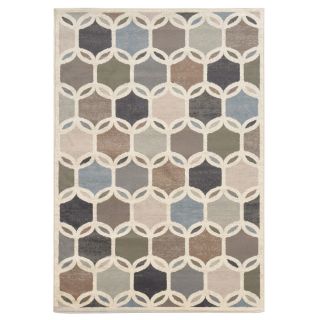 Style Haven Transitional Circles Ivory/ Multi Rug (710 X 10) Blue Size 8 x 10