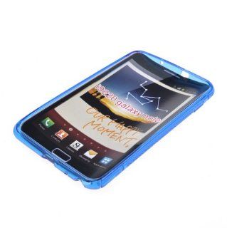 Neewer TPU S Line Gel Skin Cover Case for Samsung Galaxy i9220 Blue Cell Phones & Accessories