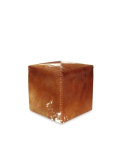 Small Hide Ottoman by Jamie Young