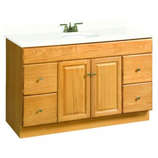 Design House Claremont Honey Oak Vanity Cabinet