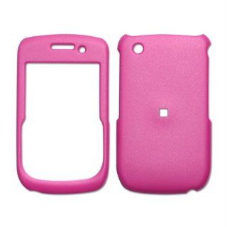 Fashionable Perfect Fit Hard Protector Skin Cover Cell Phone Case for BlackBerry Curve 8530 AT&T,Sprint,U.S. Cellular,Verizon   Hot Pink Cell Phones & Accessories