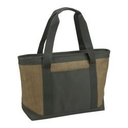 Picnic At Ascot Small Eco Cooler Tote Natural/forest Green