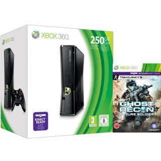 Xbox 360 250GB Console Bundle (Includes Tom Clancys Ghost Recon 4 Future Soldier)      Games Consoles