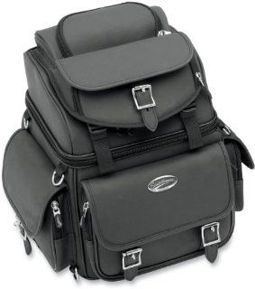 Saddlemen BR1800EX/S Combination Backrest, Seat and Sissy Bar Bag without Studs 3515 0118 Automotive